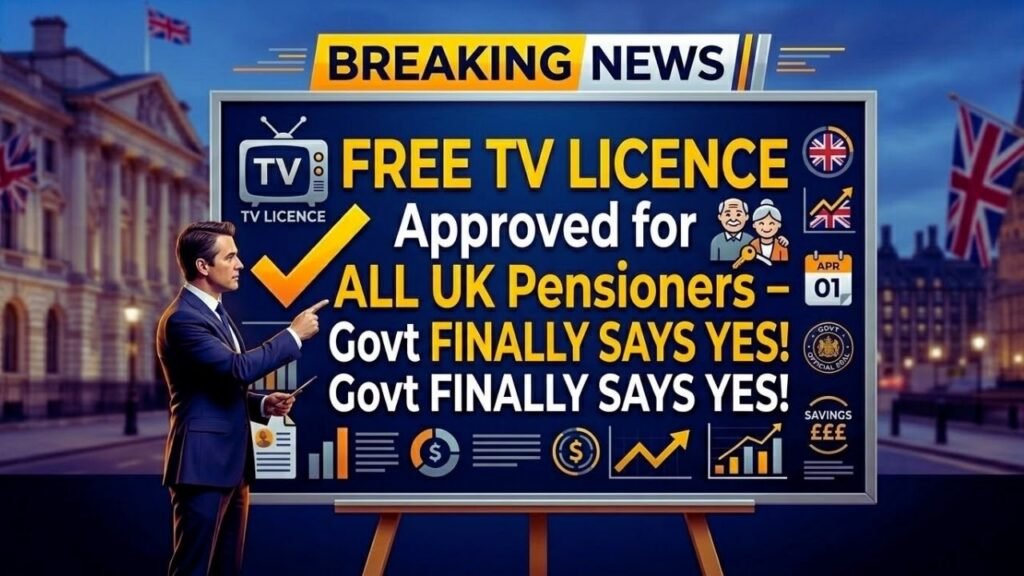 Free TV Licence Approved for All UK Pensioners