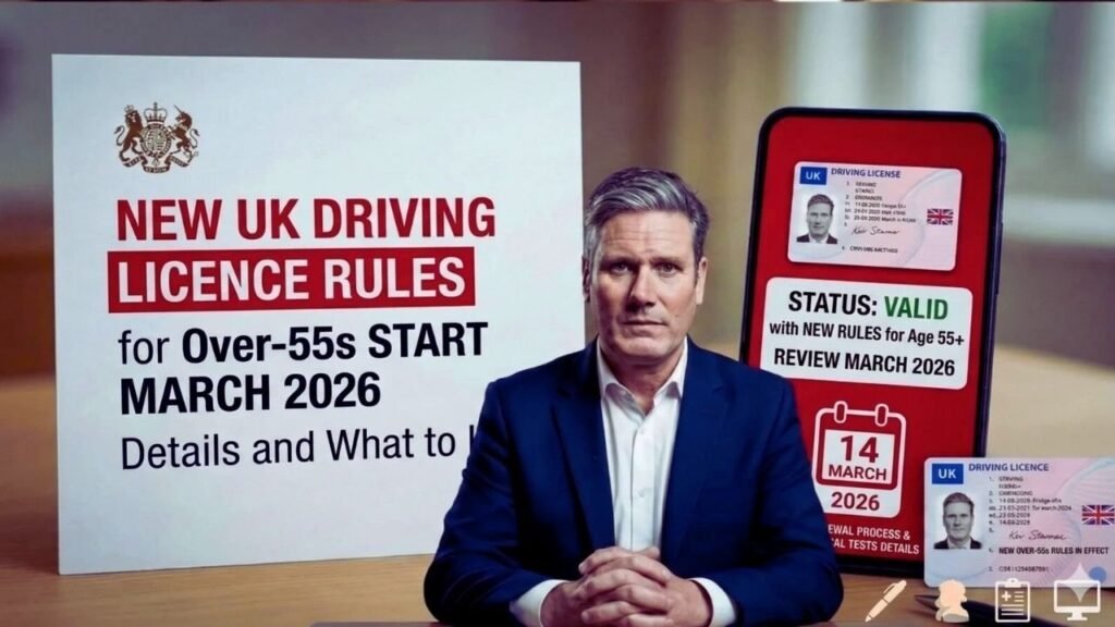 New March 2026 Driving Licence Rules for Over