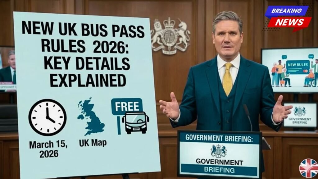 New UK Bus Pass Rules Take Effect on March 15, 2026