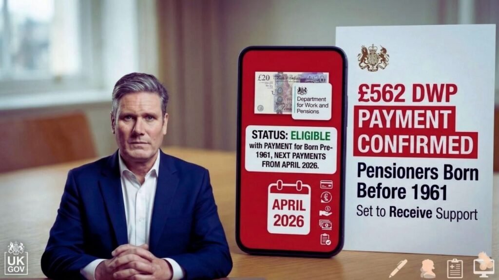 UK Government Announced £562 DWP Payment