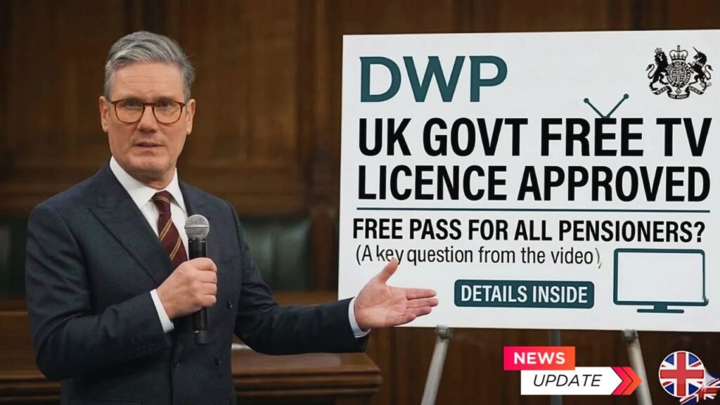 UK Government Free TV Licence Approved